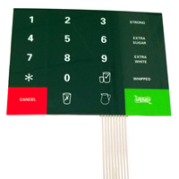 6. KEYPAD MEMBRANE WESTOMATIC SOLO / MPN - 246250